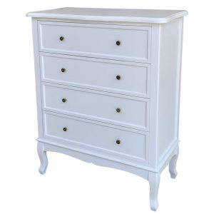 Chloe Chest 4 Drawer Wide