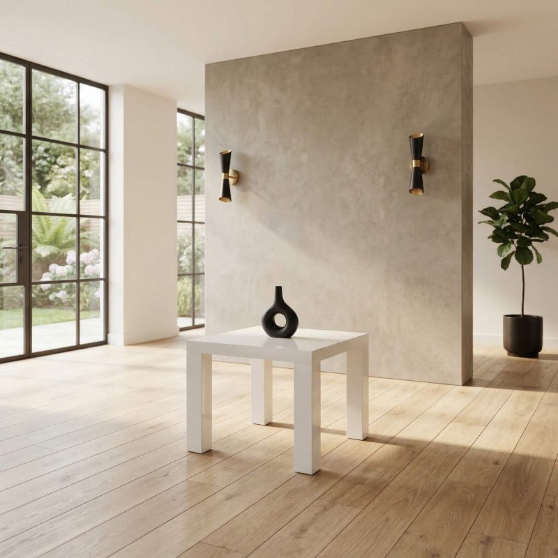 Foxley Lamp Table White