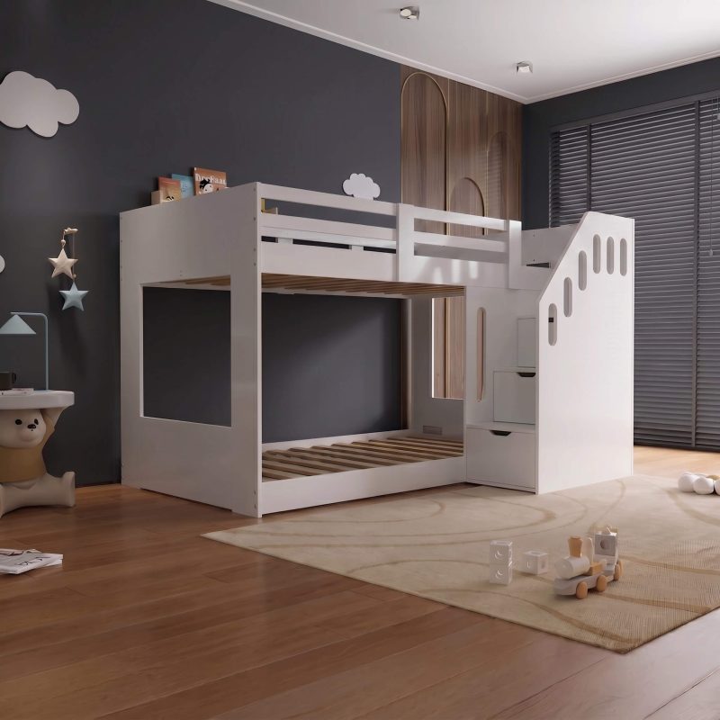 Hailey Bunk Bed with Staircase Storage